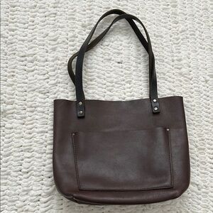 Portland leather medium Tote Bag